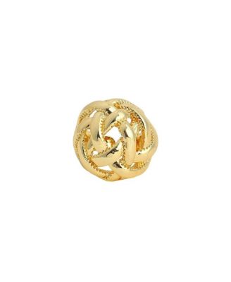 Women's California Gold The Basket Weave Statement Ring
