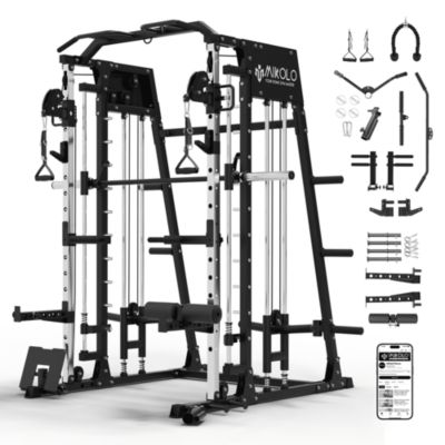 Pilates Reformer - 86" Foldable Reformer Machine for Home Use,  Includes Jump Board, Home Workout Pilates Equ