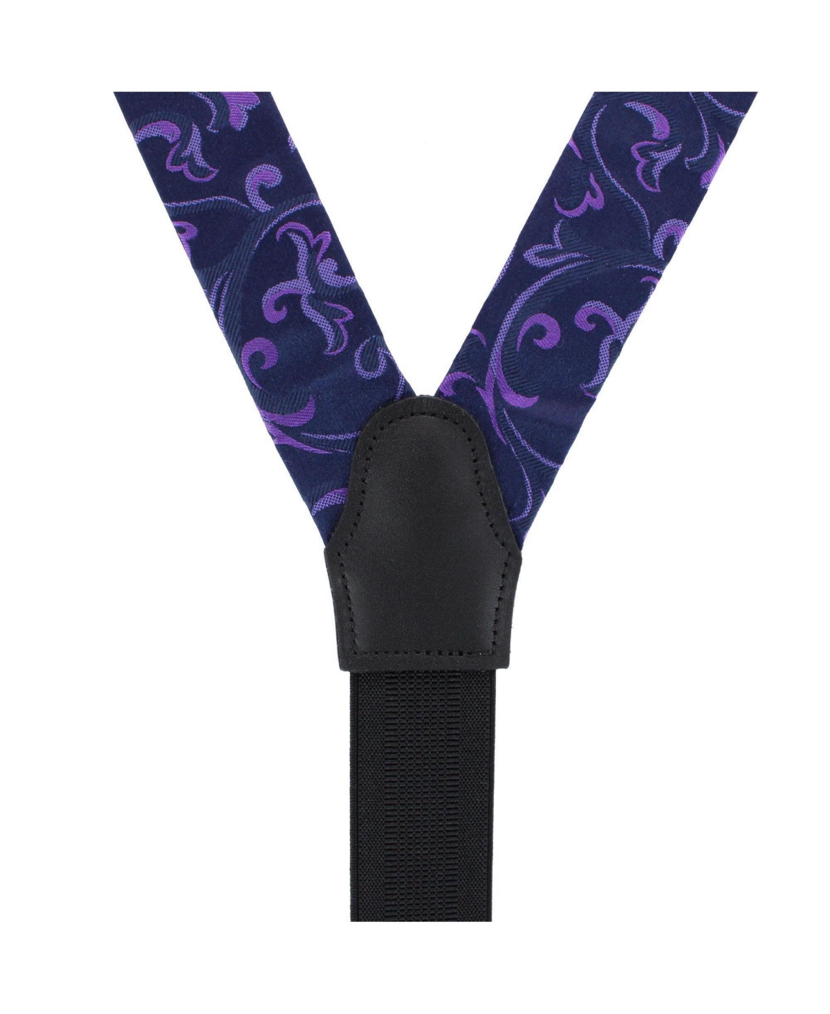 Trafalgar Men's Christian the Romantic Brocade Silk Button End Suspenders