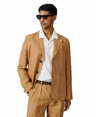 Men's Belvedere Relaxed Linen Blazer