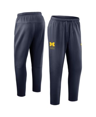 Men's Navy Michigan Wolverines Primary Performance Taper Pants