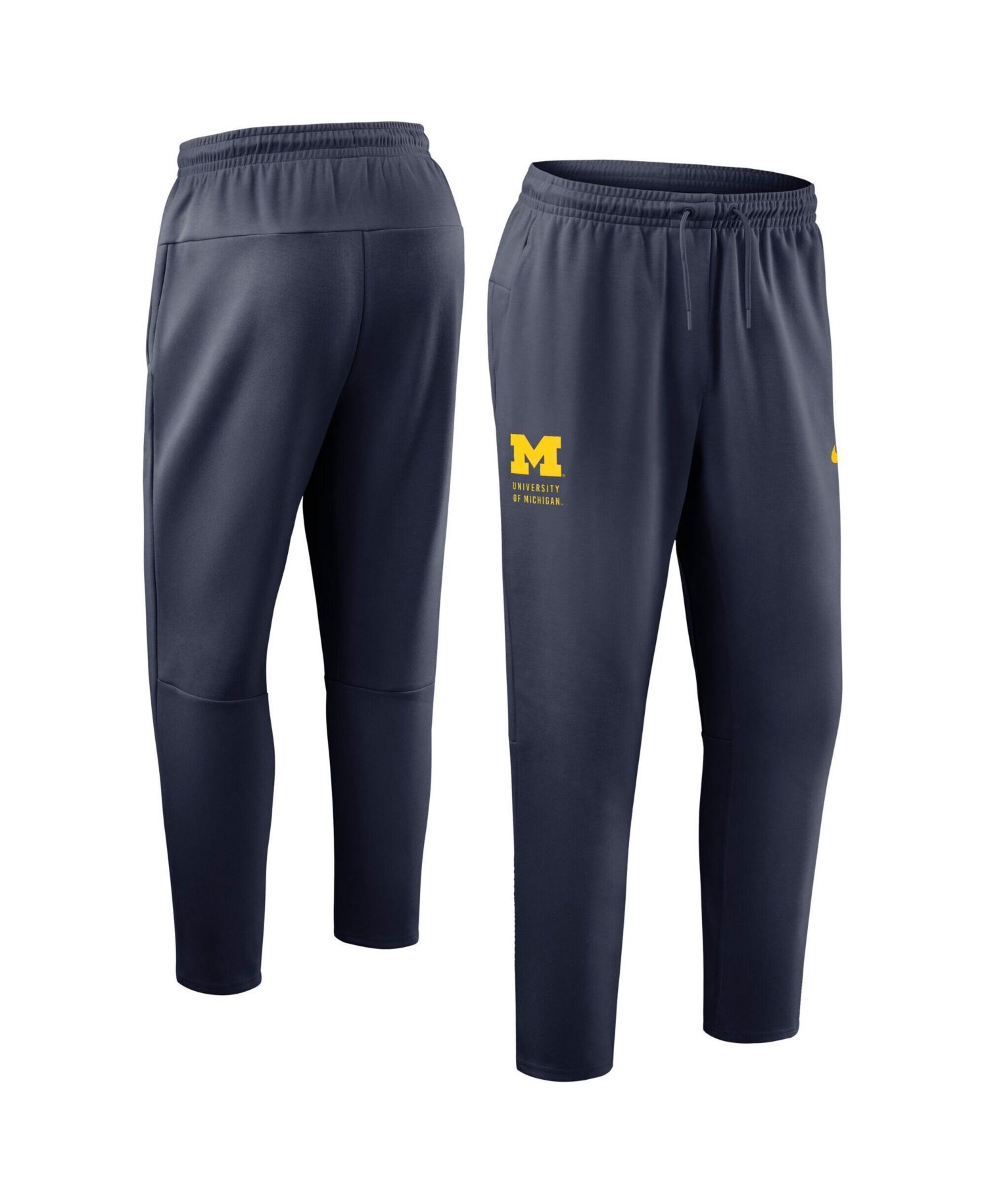Men's Navy Michigan Wolverines Primary Performance Taper Pants