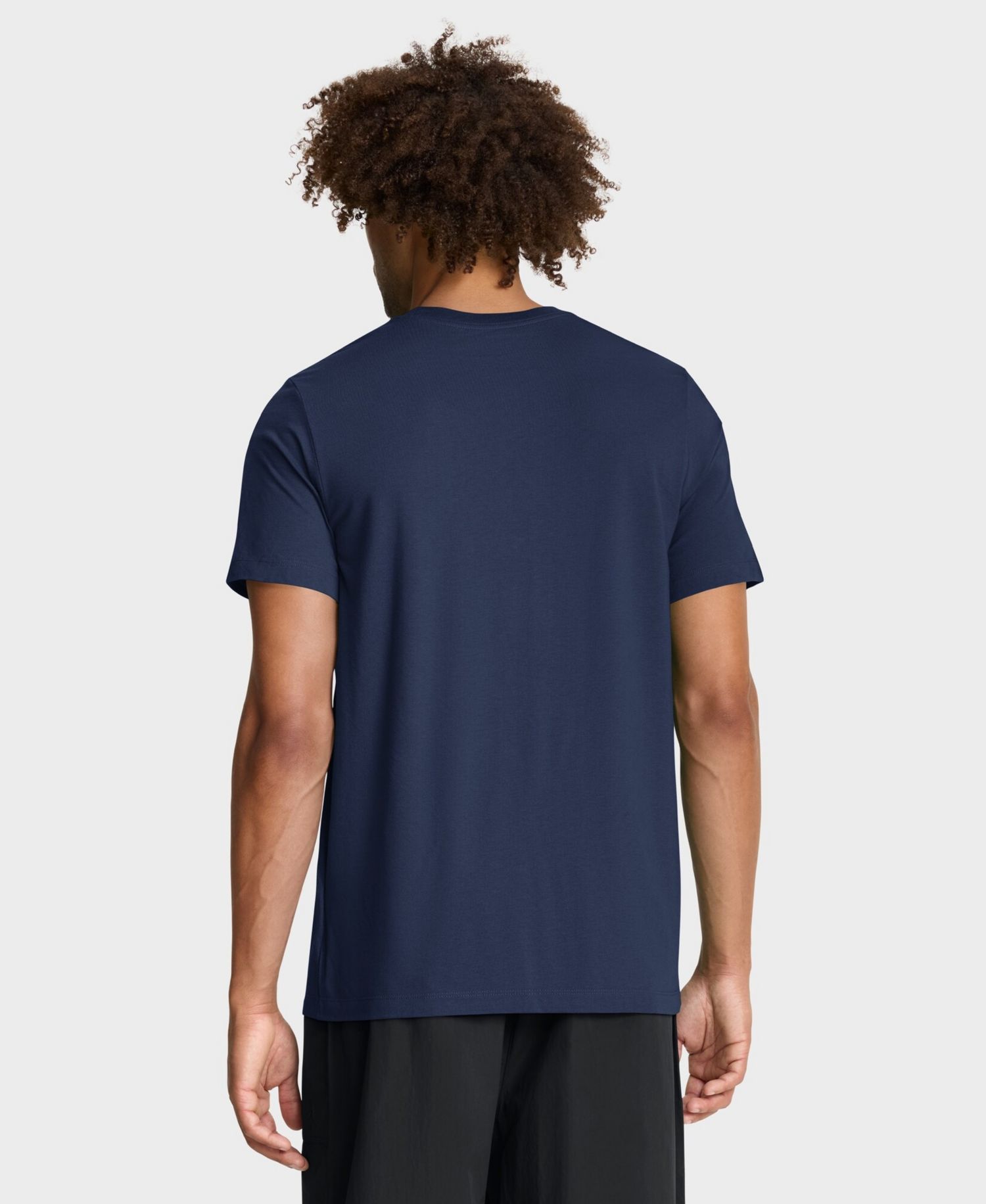Men's Navy Detroit Tigers Tri-Blend Logo T-Shirt