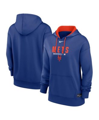 Women's Royal New York Mets Authentic Collection Therma-FIT Hoodie