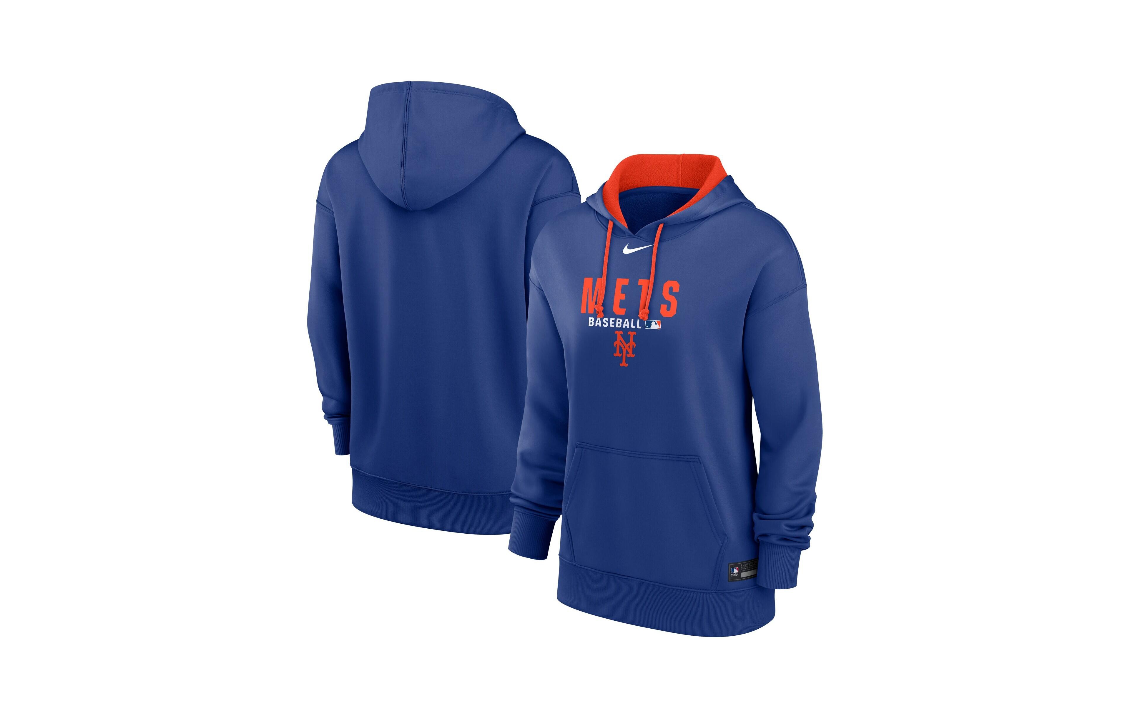 Nike Women's Royal New York Mets Authentic Collection Therma-fit Hoodie