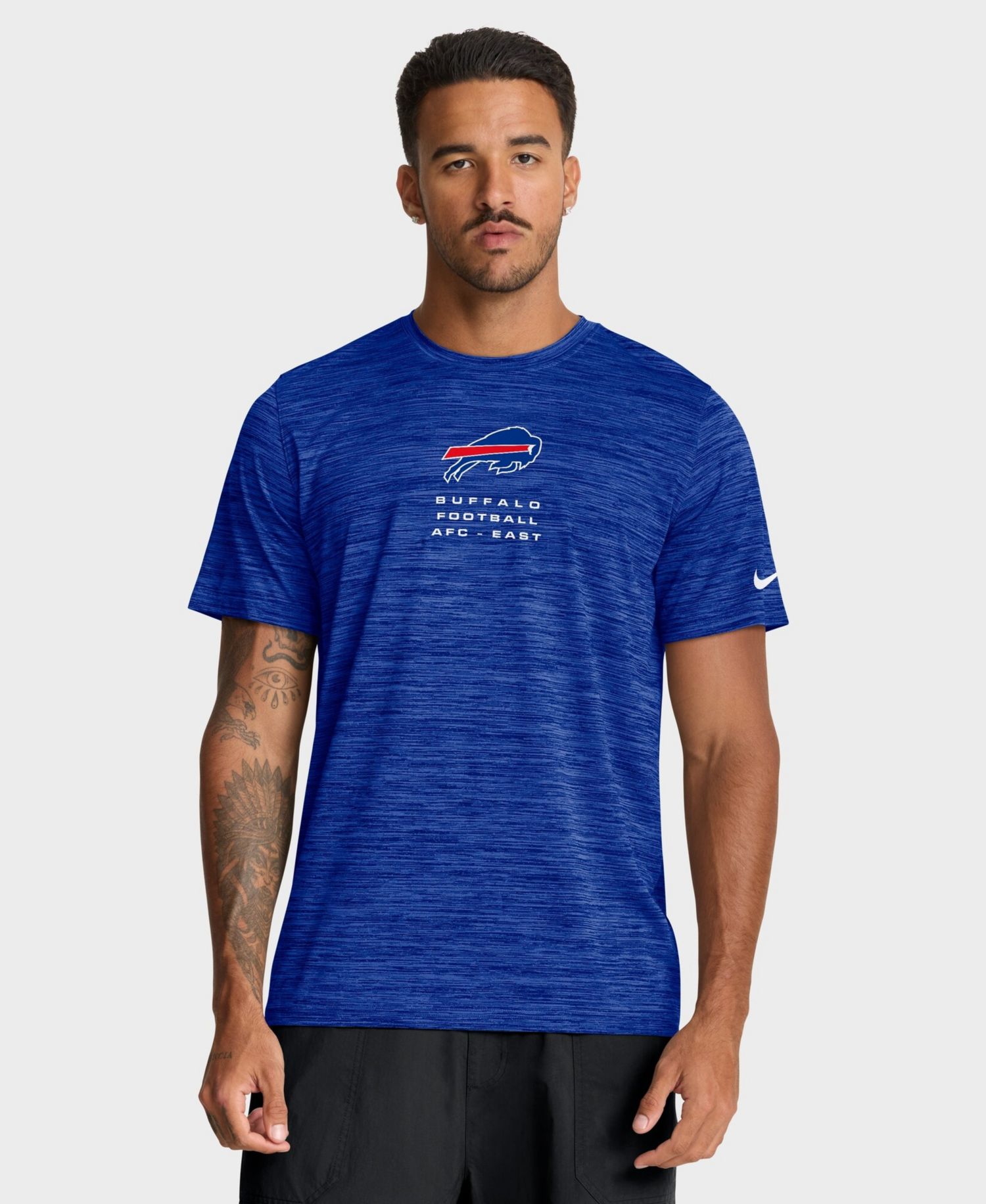 Men's Royal Buffalo Bills Velocity Ball Carrier Dri-FIT T-Shirt