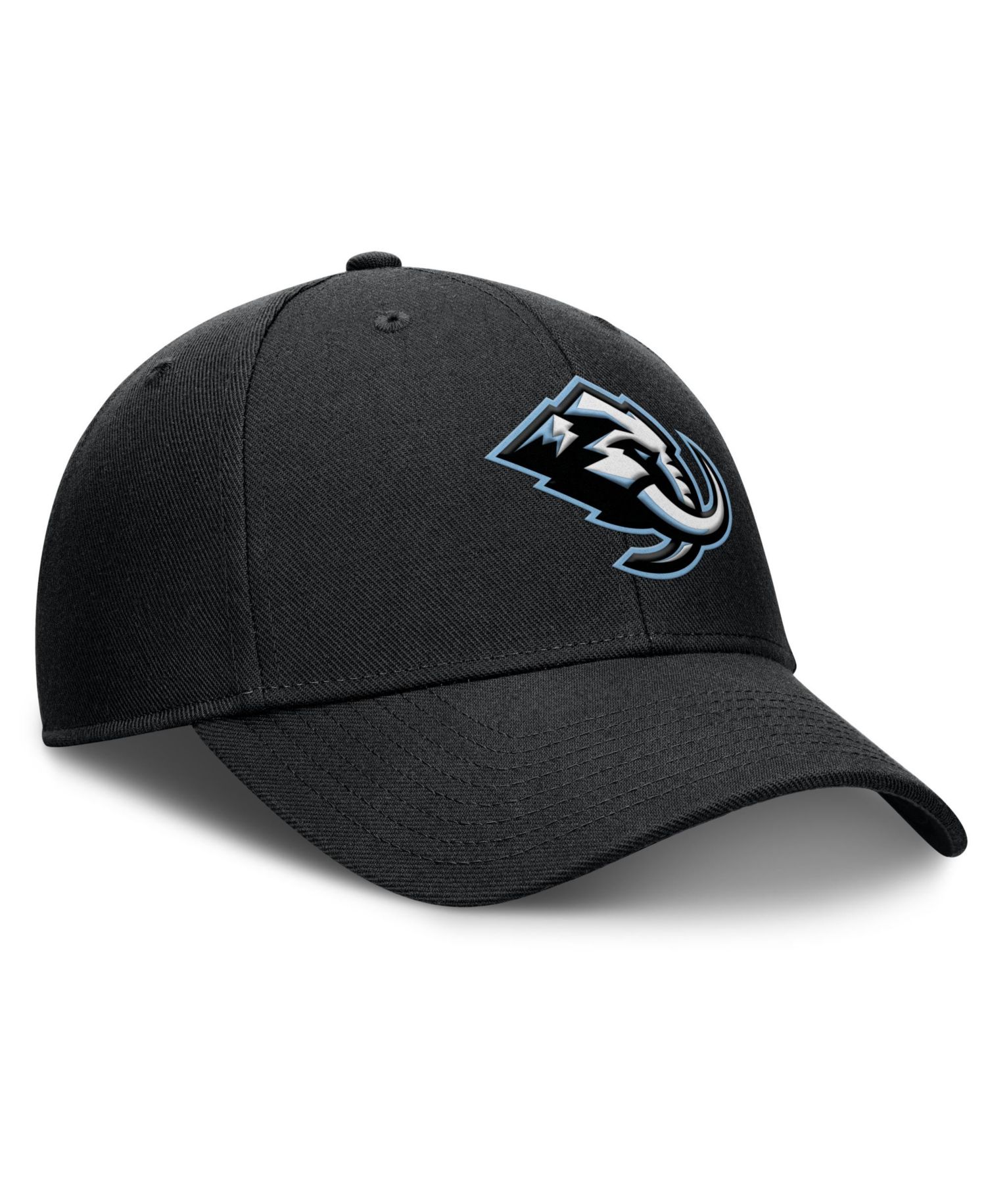 Men's Black Utah Mammoth Force Adjustable Hat