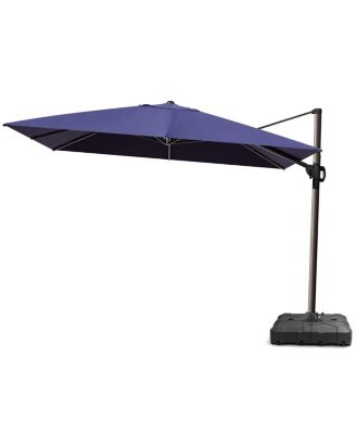 Outdoor Patio 9X12Feet Aluminum Cantilever Umbrella with Wheel Base