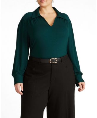 Plus Size Moore Liquid Jersey Blouse