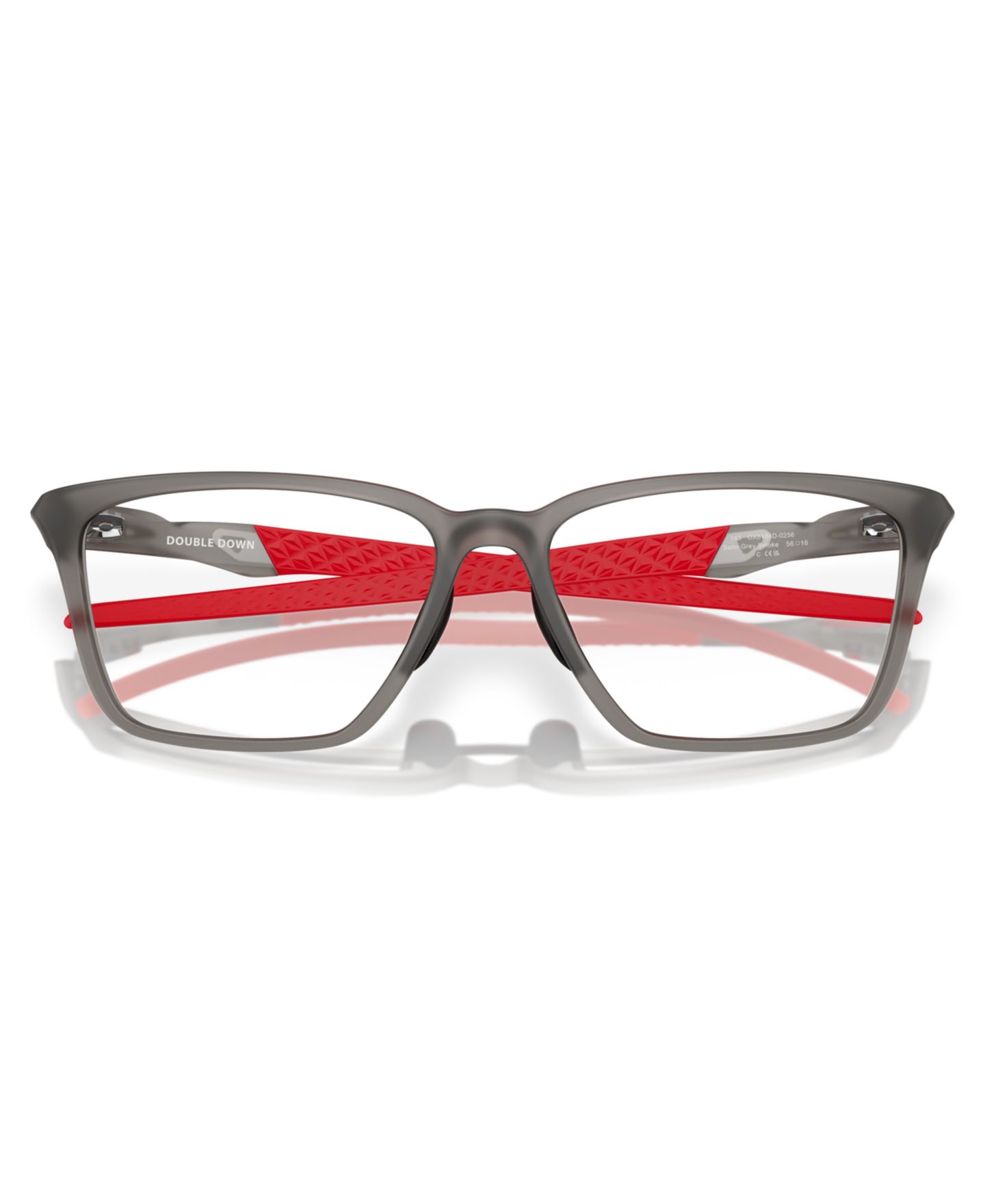 Мужские очки Oakley Double Down Eyeglasses, OX8188D, цвет: Атласный серый дымчатый — фото 5