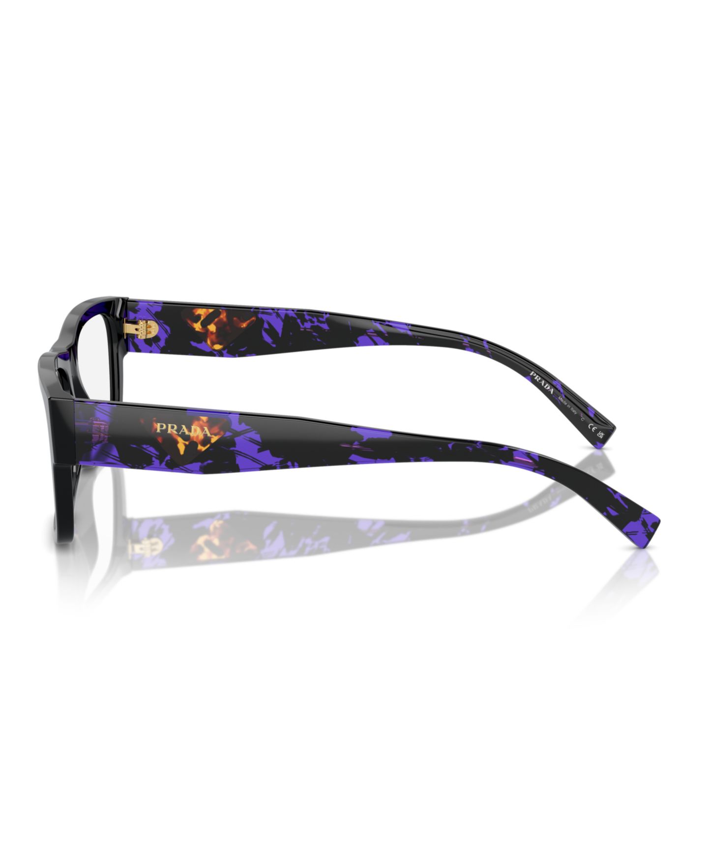 Мужские очки PRADA Eyeglasses, PR 15YV, цвет: Чёрный — фото 3