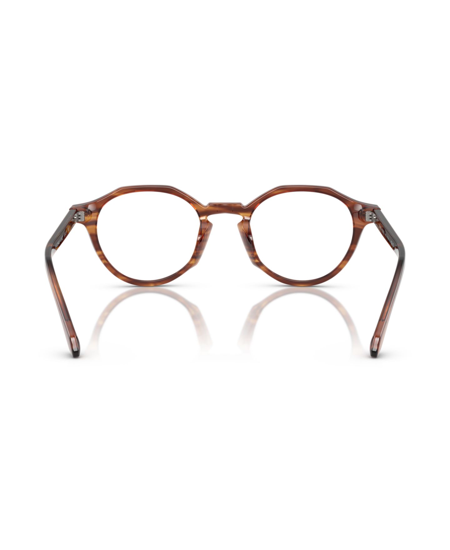 Мужские очки Giorgio Armani Eyeglasses, AR7264U, цвет: Полосатый коричневый — фото 4