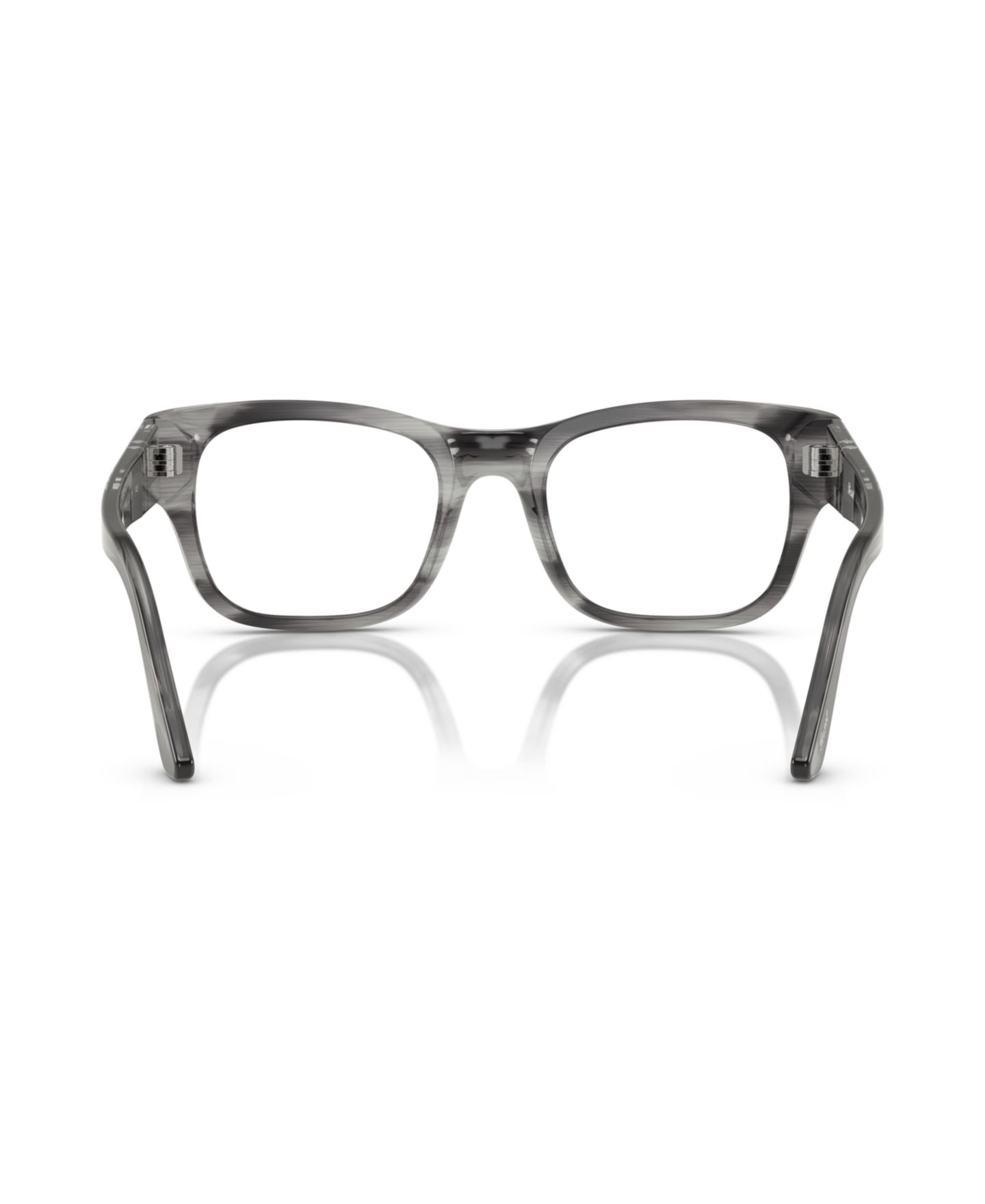 Очки Persol Unisex Eyeglasses, PO3297V, цвет: Полосатый серый — фото 4