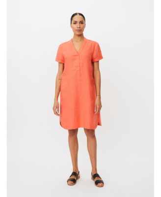 Women's Manareela Linen V-Neck Tunic Dress