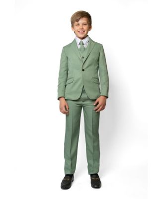 Big Boys Osiris Slim Fit 5-Piece Shirt, Tie, Jacket, Vest and Pants Suit Set