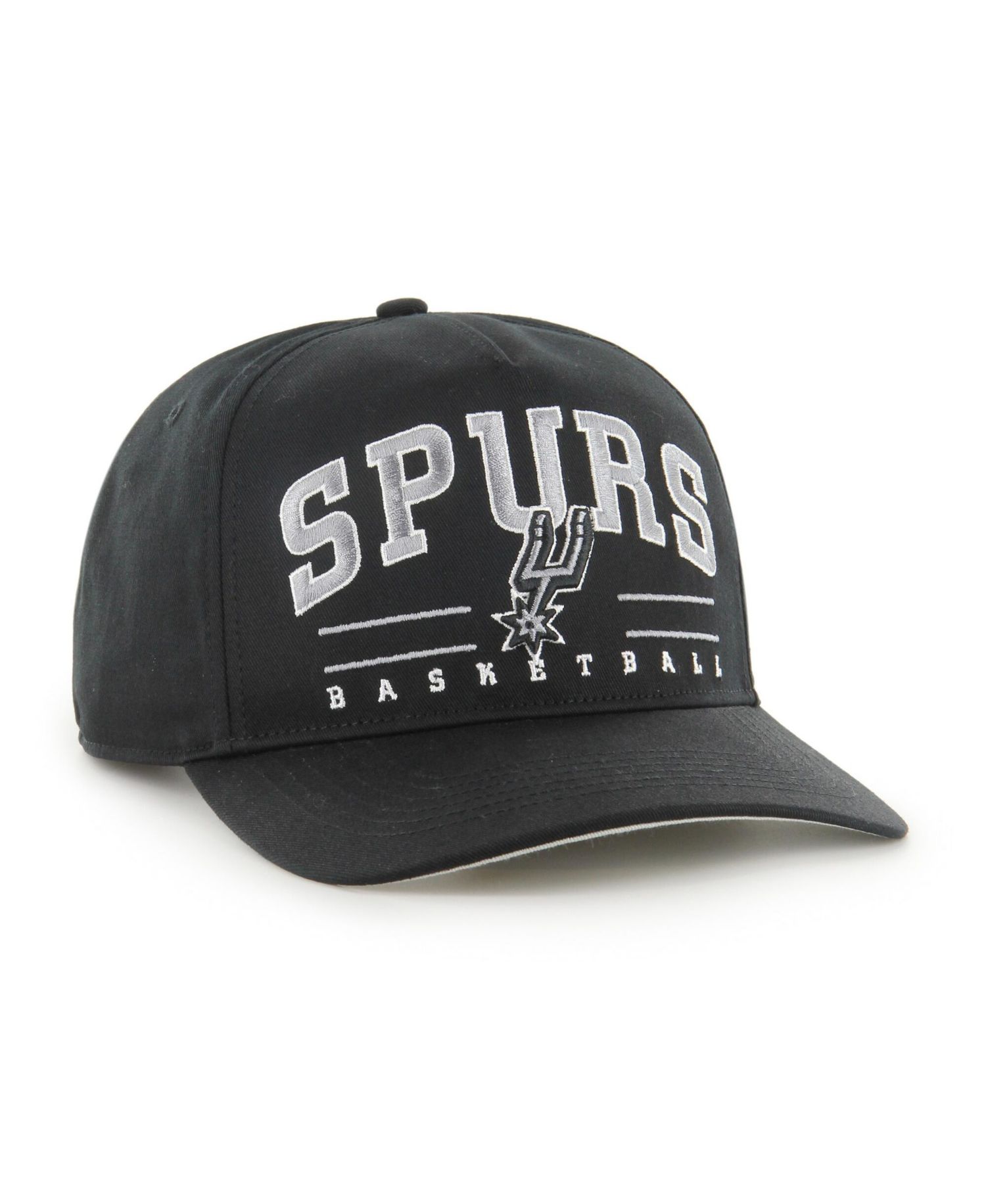 Men's Black San Antonio Spurs Roscoe Hitch Adjustable Hat