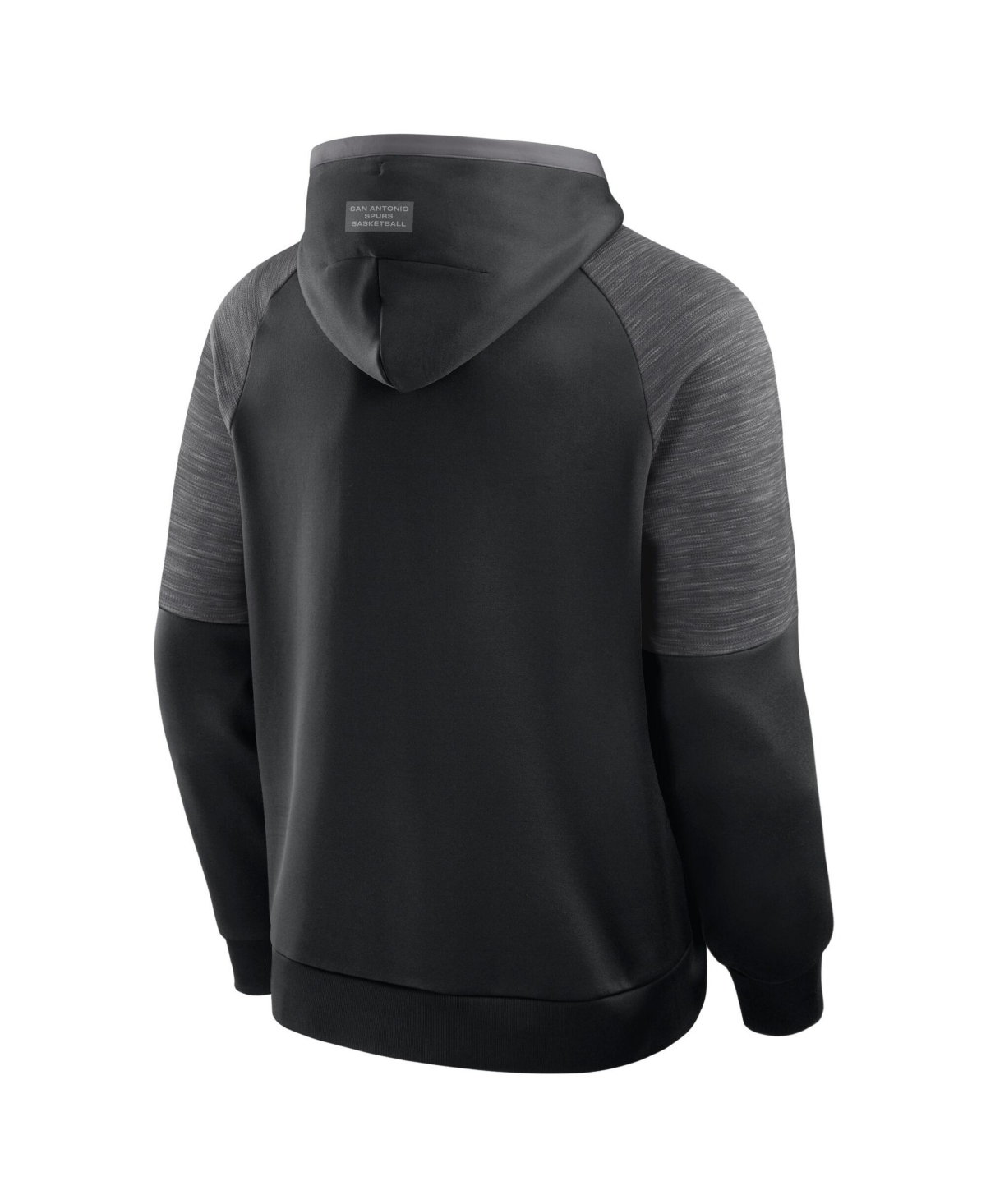 Fanatics Men's Black San Antonio Spurs Pick Roll Defender Pullover Hoodie