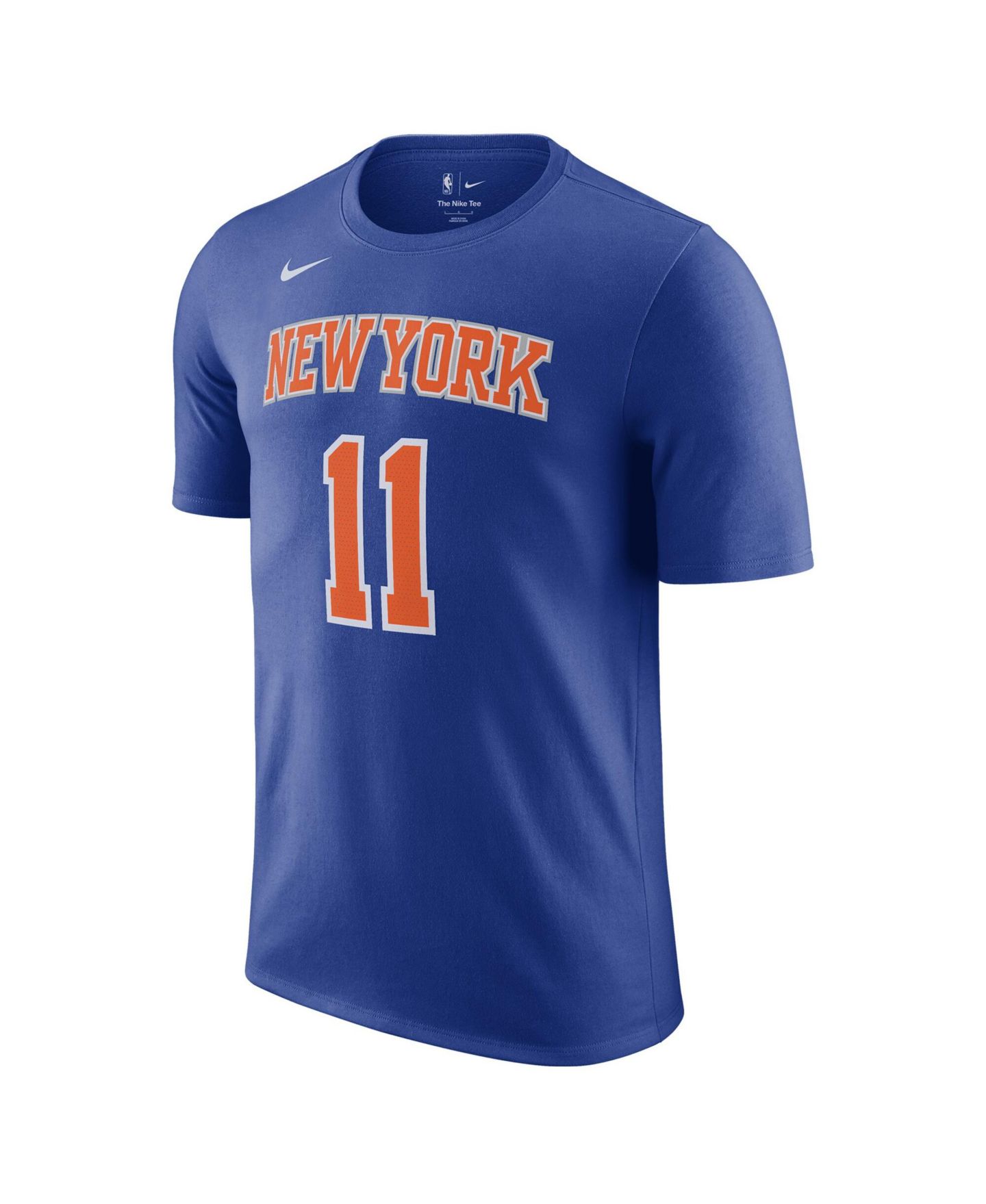 Футболка Nike Jalen Brunson Blue New York Knicks Name & Number - Icon Edition — фото 2