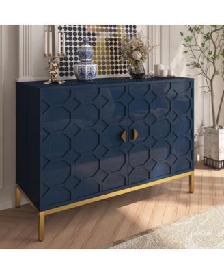 Freestanding Storage Cabinet 2-Door Accent Cabinet