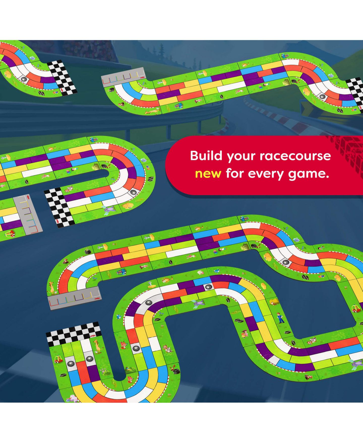 Детская настольная игра Haba Monza Car Racing Board Game — фото 3
