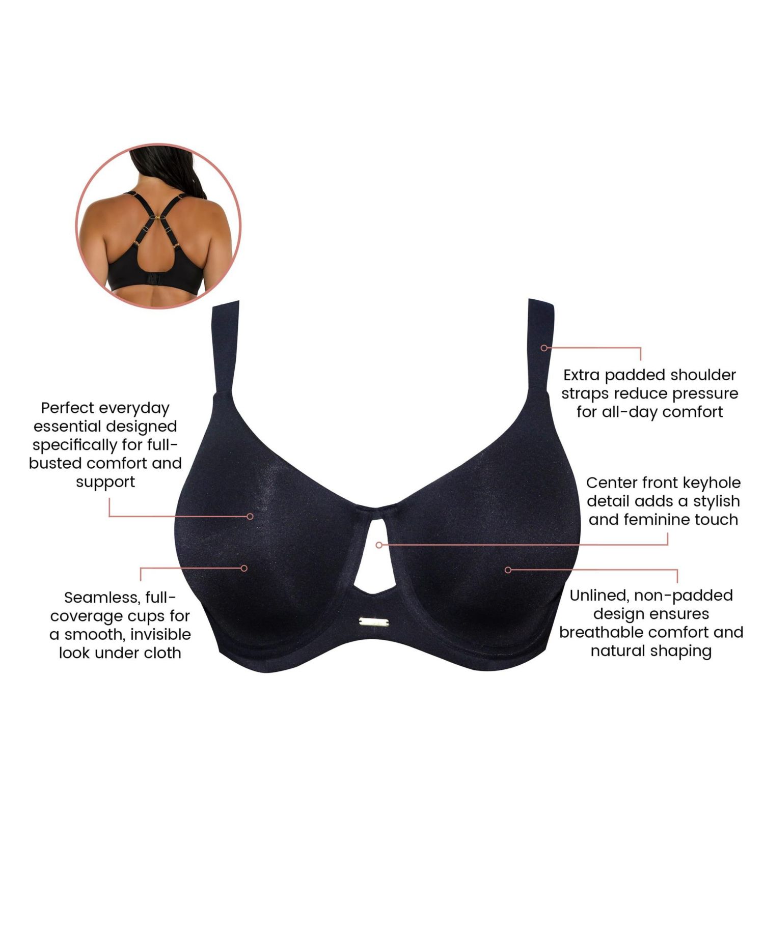 Women's Emily Unlined T Shirt Bra