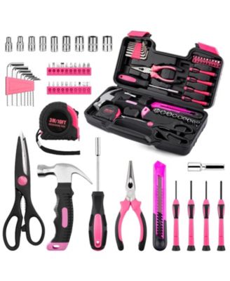  Tool Set Mini Household Kit Plastic Toolbox Dorm Home