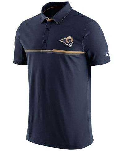 Nike Men's Los Angeles Rams Elite Polo Shirt - Sports Fan Shop By Lids ...