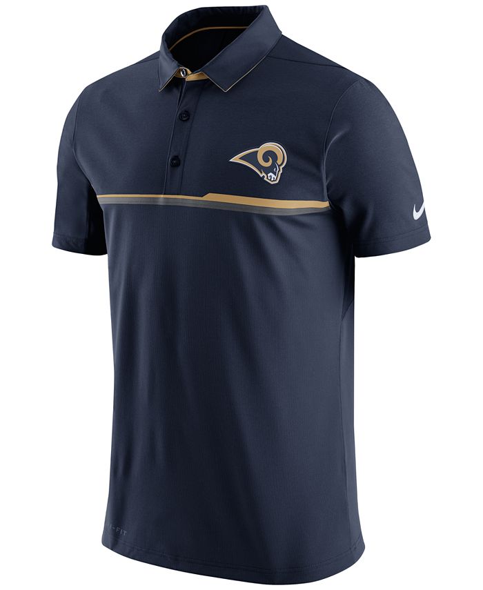 Nike Men's Los Angeles Rams Elite Polo Shirt - Macy's