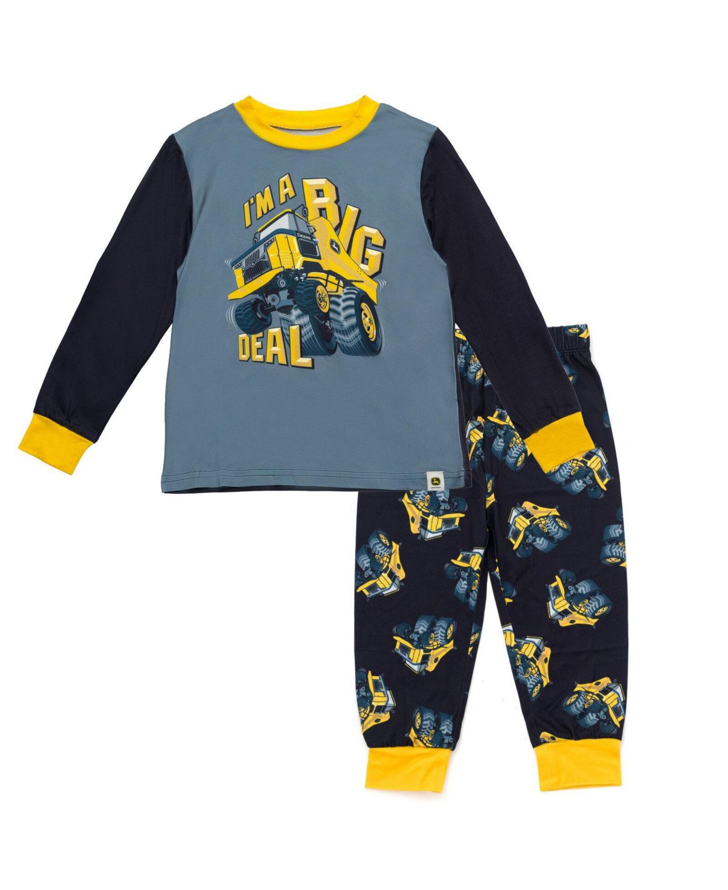 Little Boys' 5-8 2-Piece Pajama Top and Bottoms Set