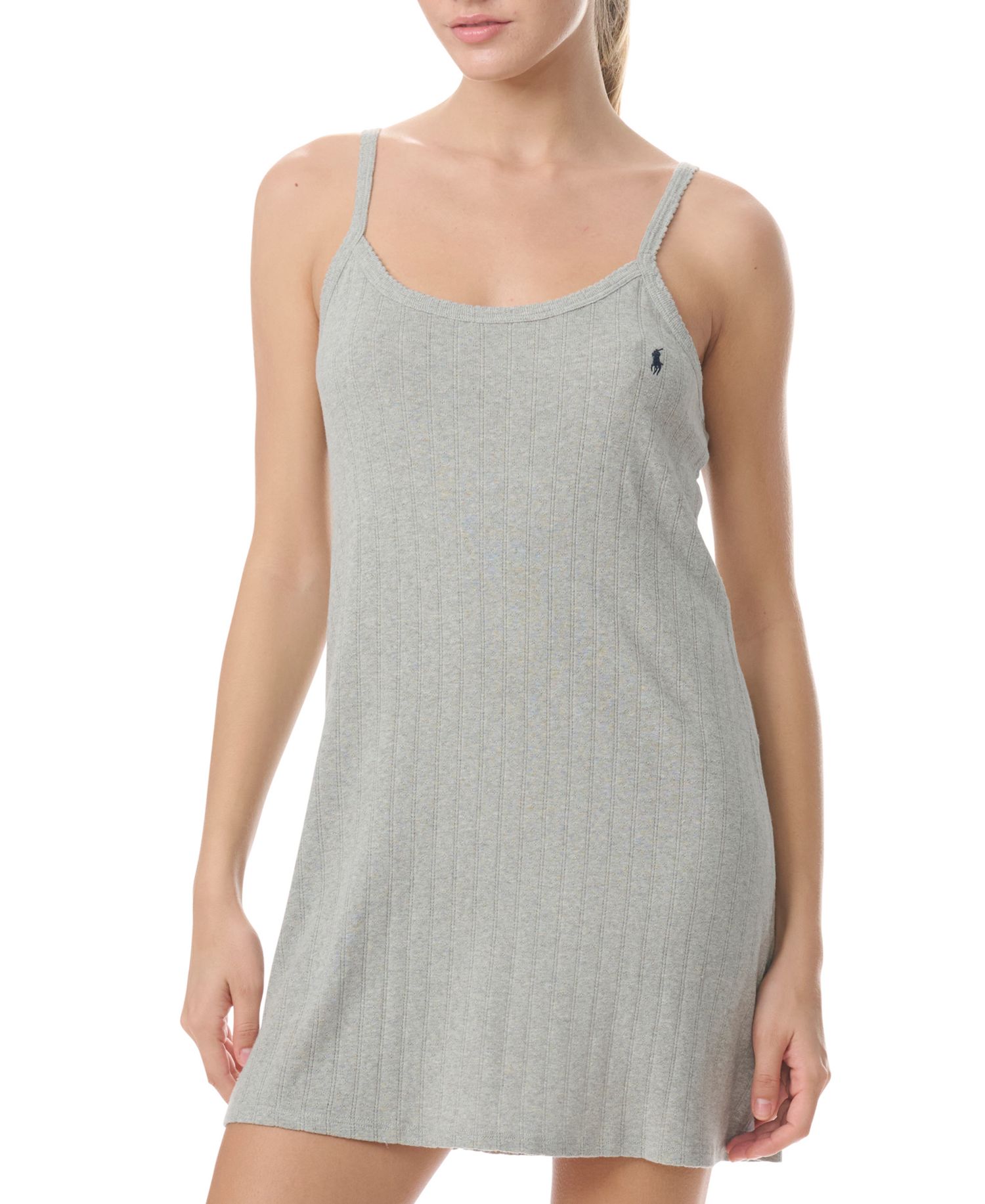 Women's Round Neck Cotton Cami Slip Dress