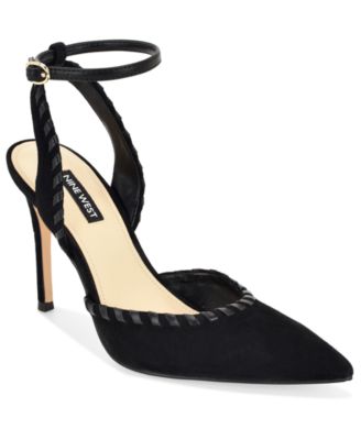 Women's Kenedy Suede Whipstitch Two-Piece Dress Pumps