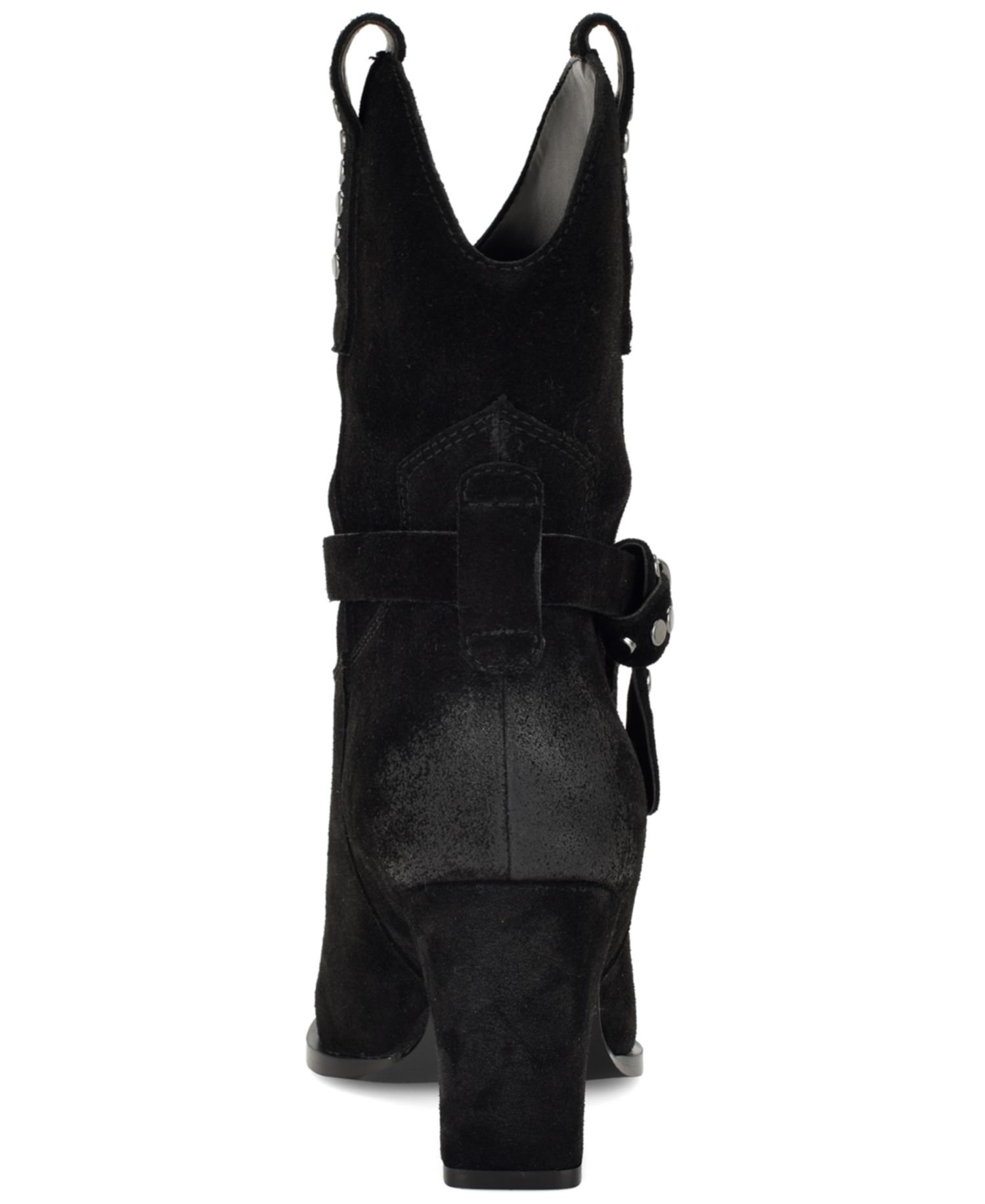 Women's Weslie Suede Western Block Heel Booties