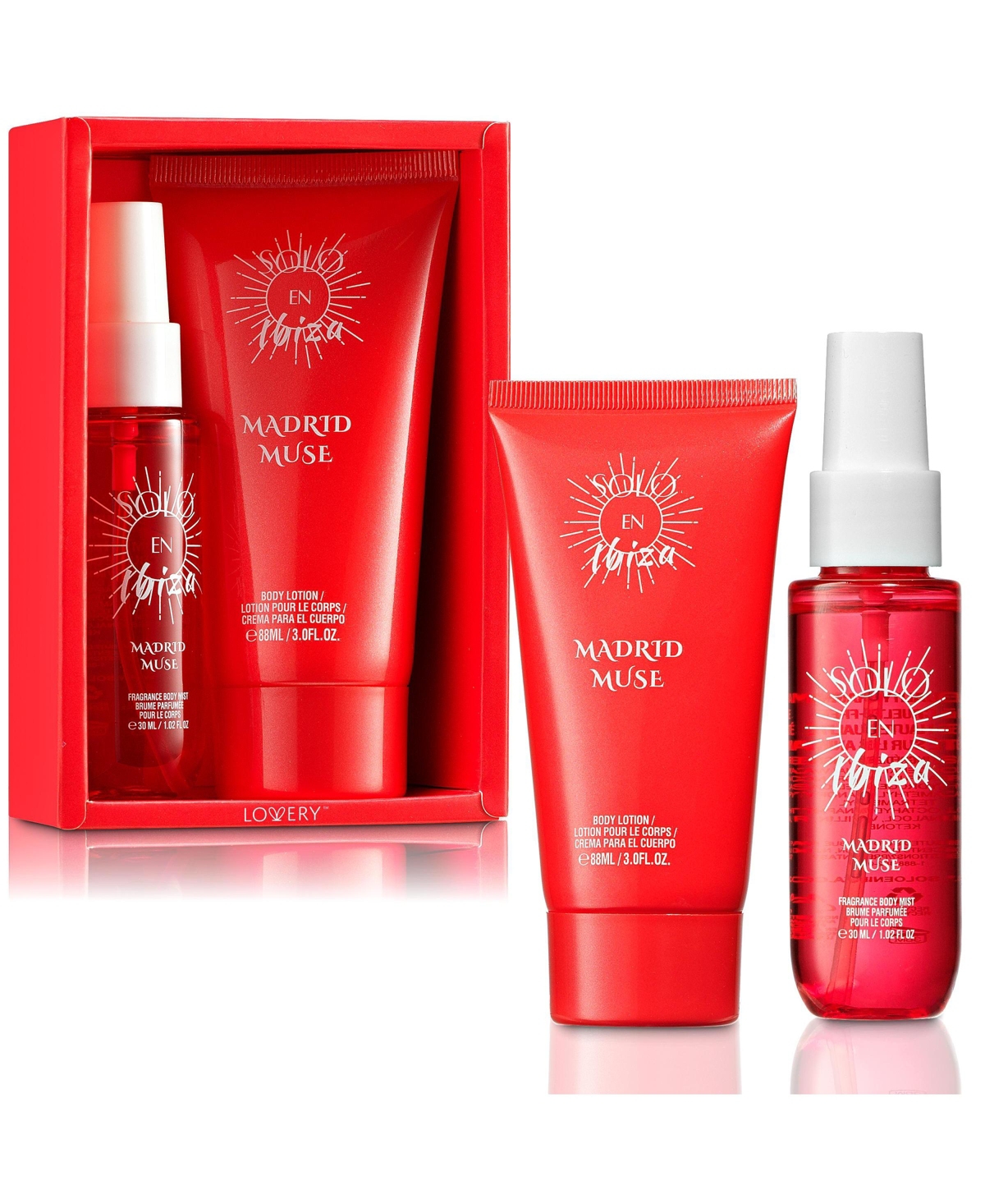 Lovery 2-Pc. Solo En Ibiza Madrid Muse Body Mist And Lotion Gift Set
