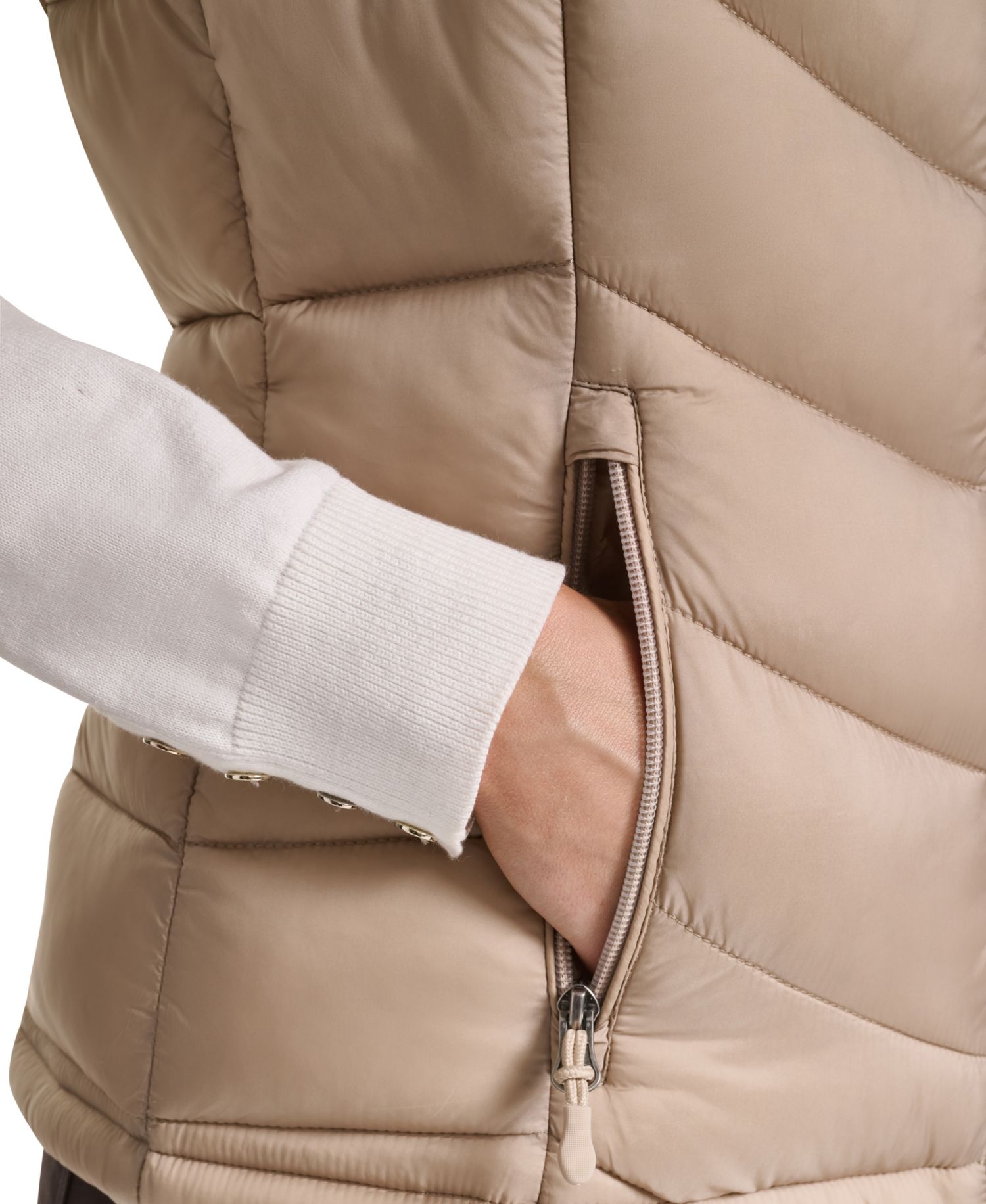 Women's Packable Hooded Puffer Vest