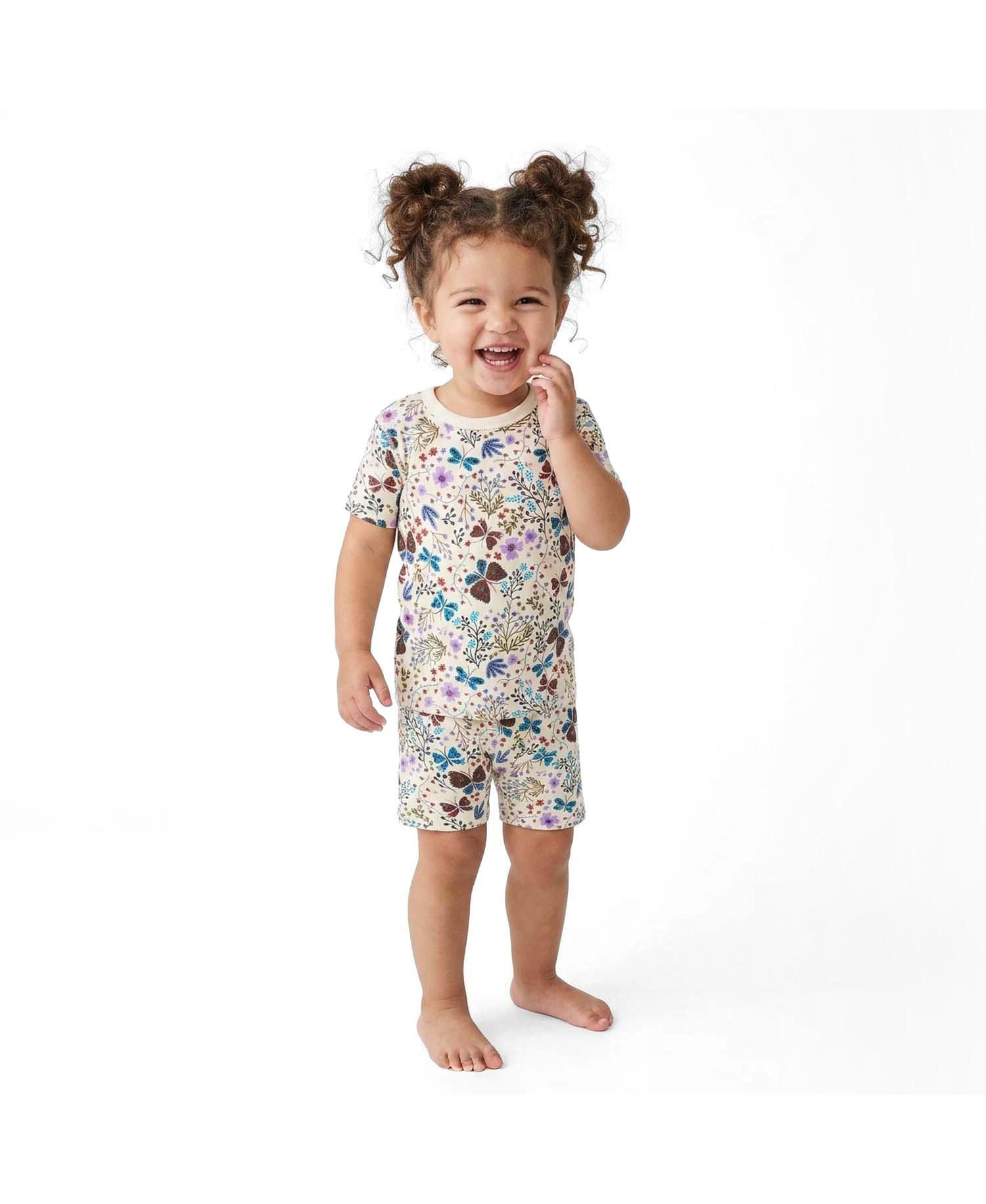 Kids Kids' Fair Trade 100% Organic Cotton Tight Fit Shortie Pajamas Set
