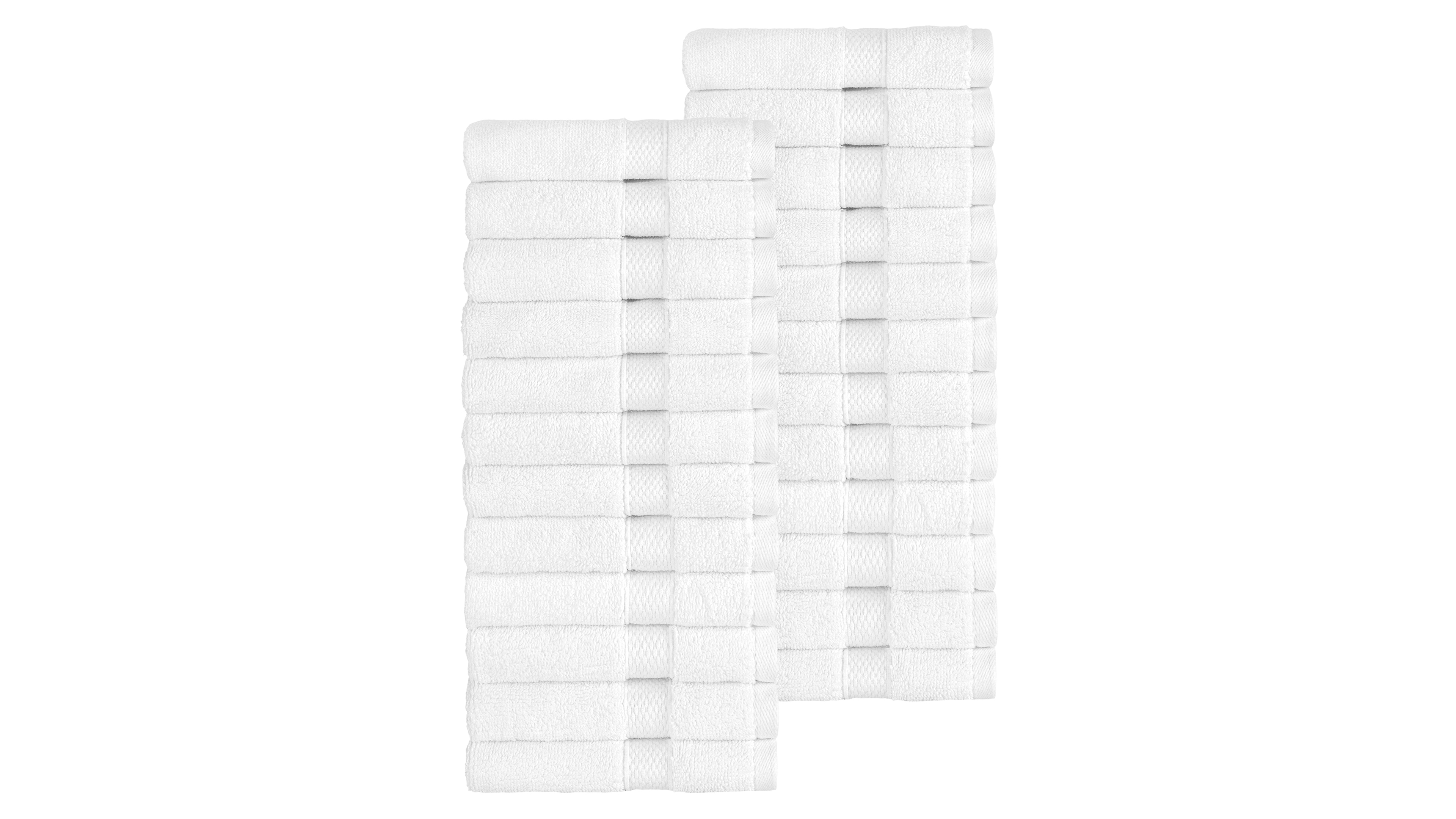 Linum Home Textiles Anovia Turkish Cotton 24-Piece Washcloth Set