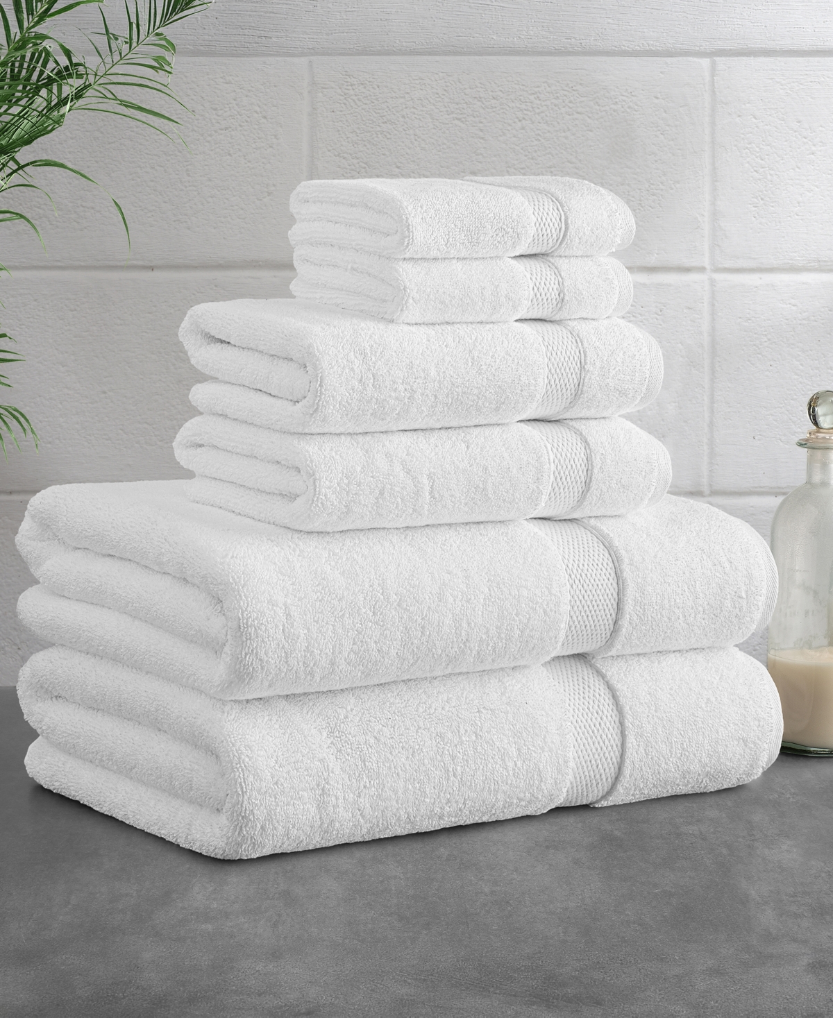 Linum Home Textiles Anovia Turkish Cotton Oversized -Piece Towel Set