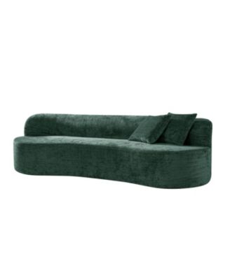 Eliseo 94.5inch W Modern Compression High-Density Foam Sofa with 2 Pillow and No Assembly Needed