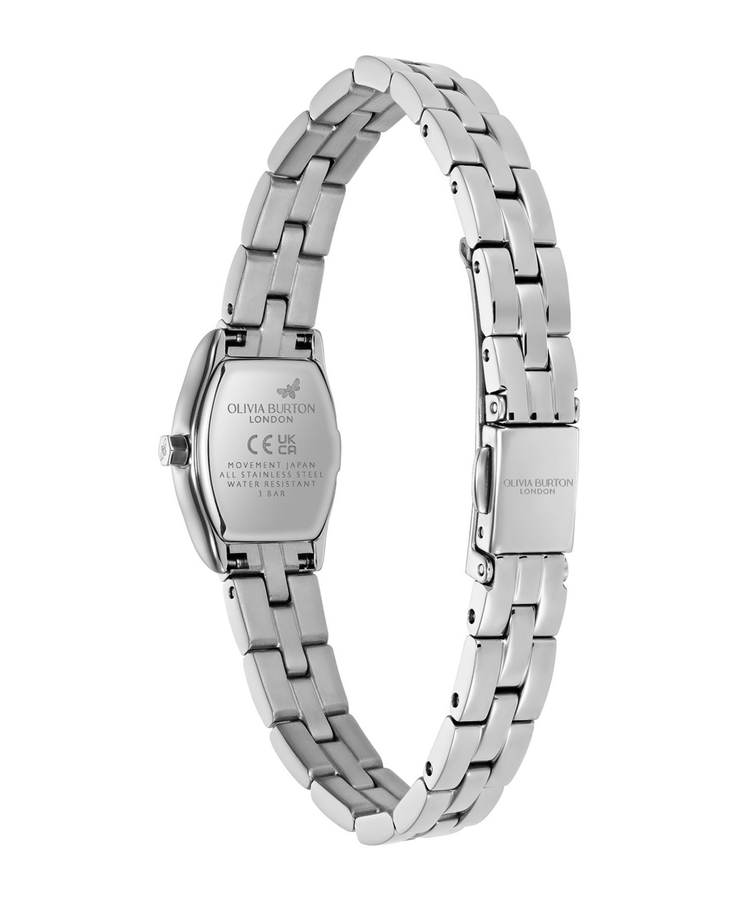 Women's Cambridge Silver-Tone Stainless Steel Bracelet Watch 17.7mm