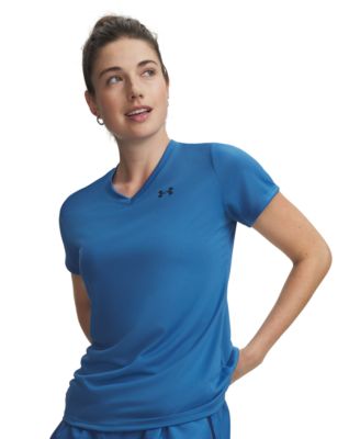 Women's Tech V-Neck Short-Sleeve Top