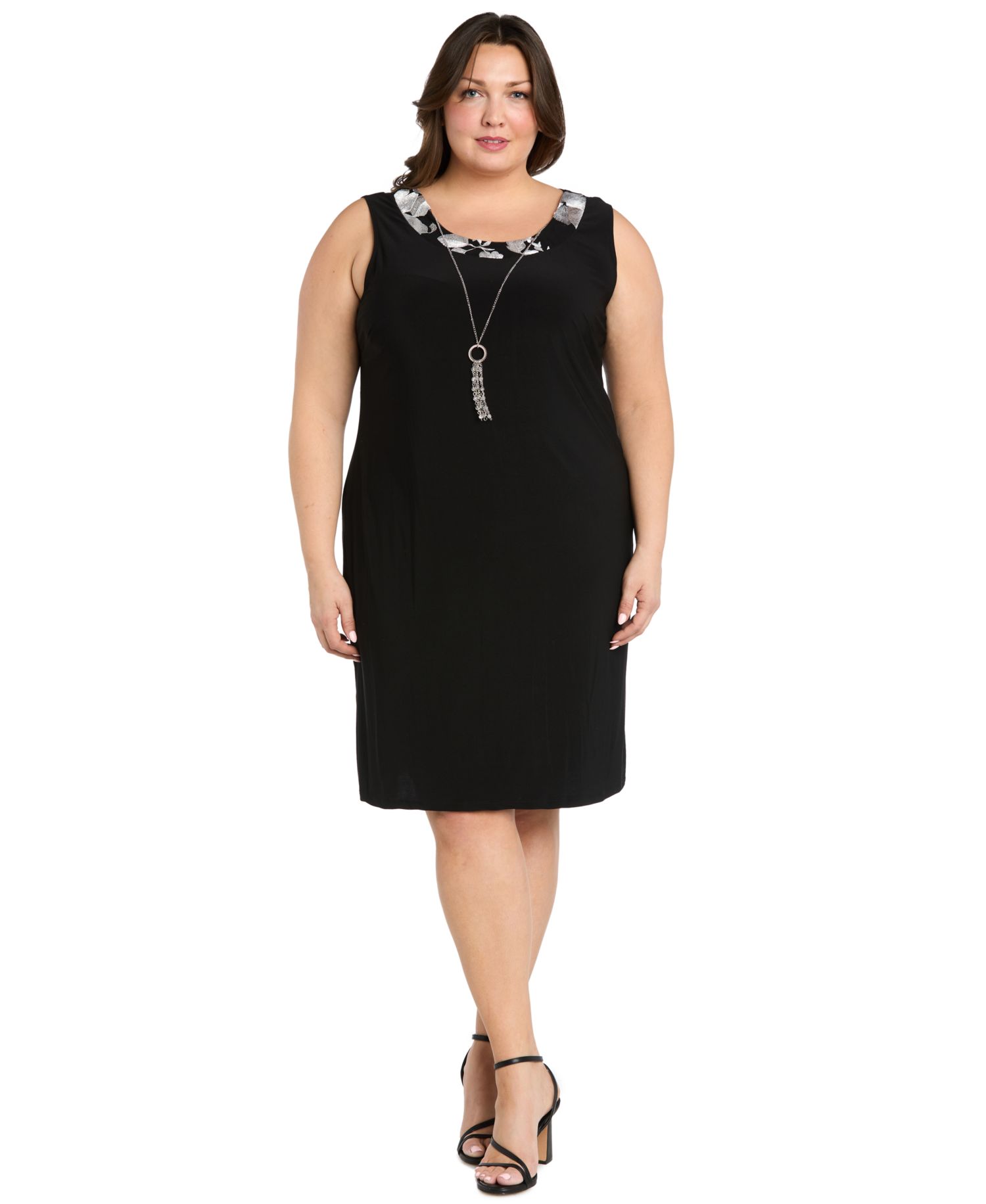 Plus Size Dress & Jacket, 2-Piece Set