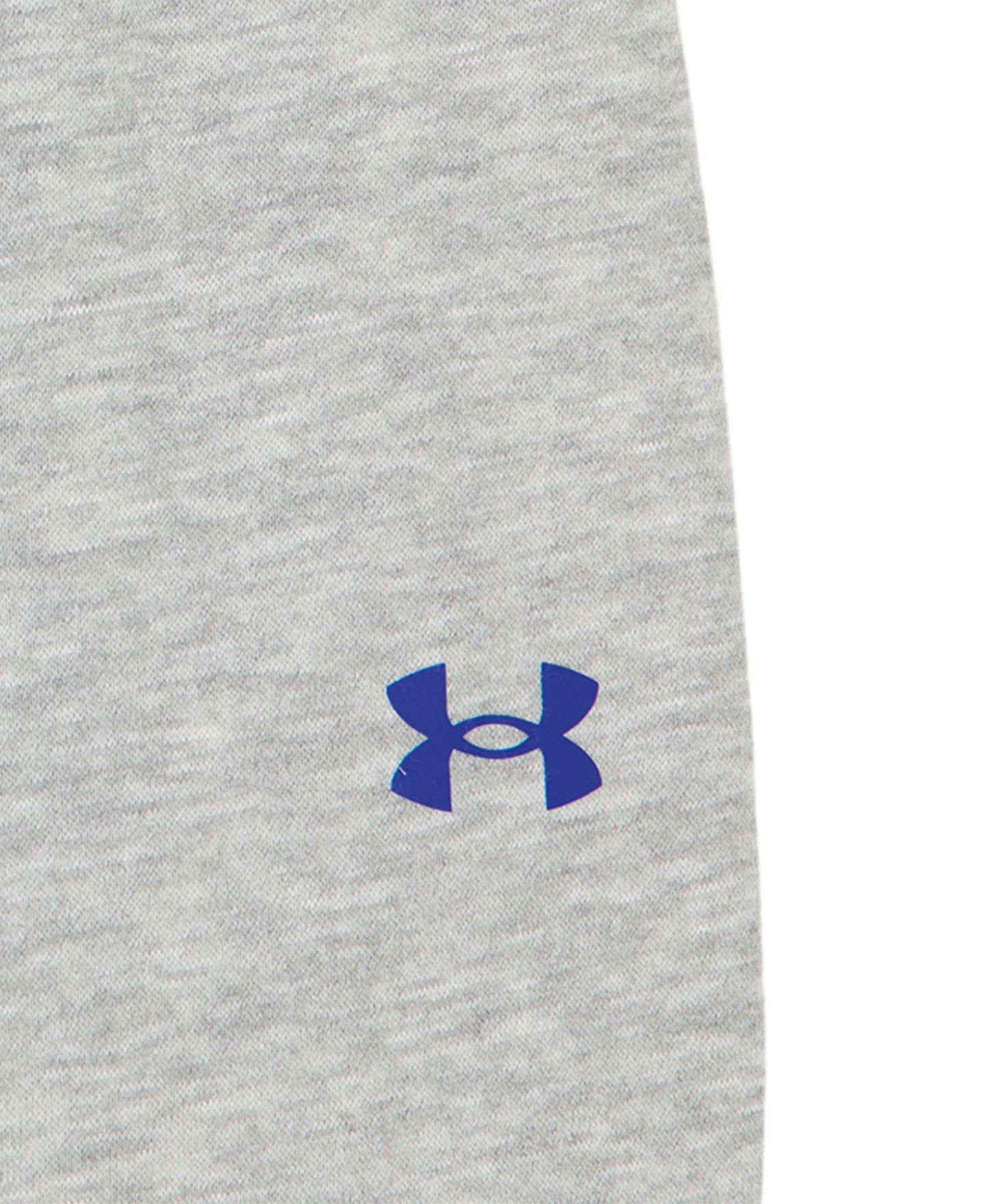Детский флисовый комплект Under Armour Rival для мальчиков 2T-4T: свитшот и джоггеры, цвет: Белый камуфляжный / Серый меланжевый — фото 5