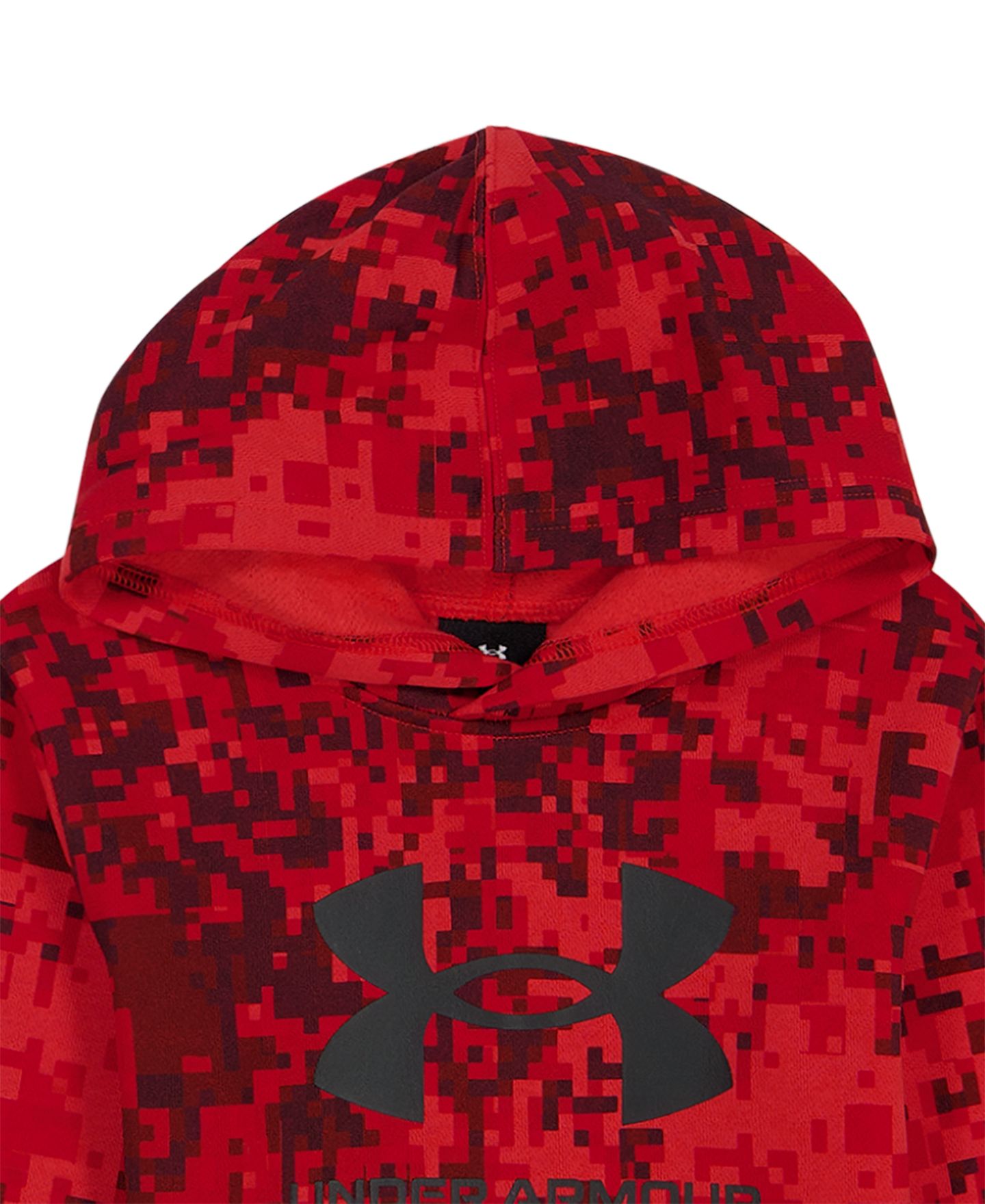 Детский комплект Under Armour Rival: флисовое худи и джоггеры, 2 предмета, цвет: Красный камуфляжный — фото 6
