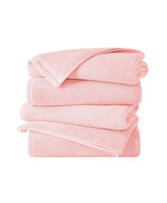 Linery and Co. Cotton Textured 4-Piece Bath Towel Set