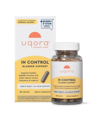 In Control Bladder Support - Daily Bladder Care for Urinary Comfort with Horsetail & Spicebush Botanicals, 60 Capsules