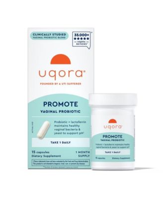 Promote Vaginal Health Probiotic for Women with Lactoferrin, Lactobacillus Acidophilus & Lacticaseibacillus Rhamnosus, 15 Capsules