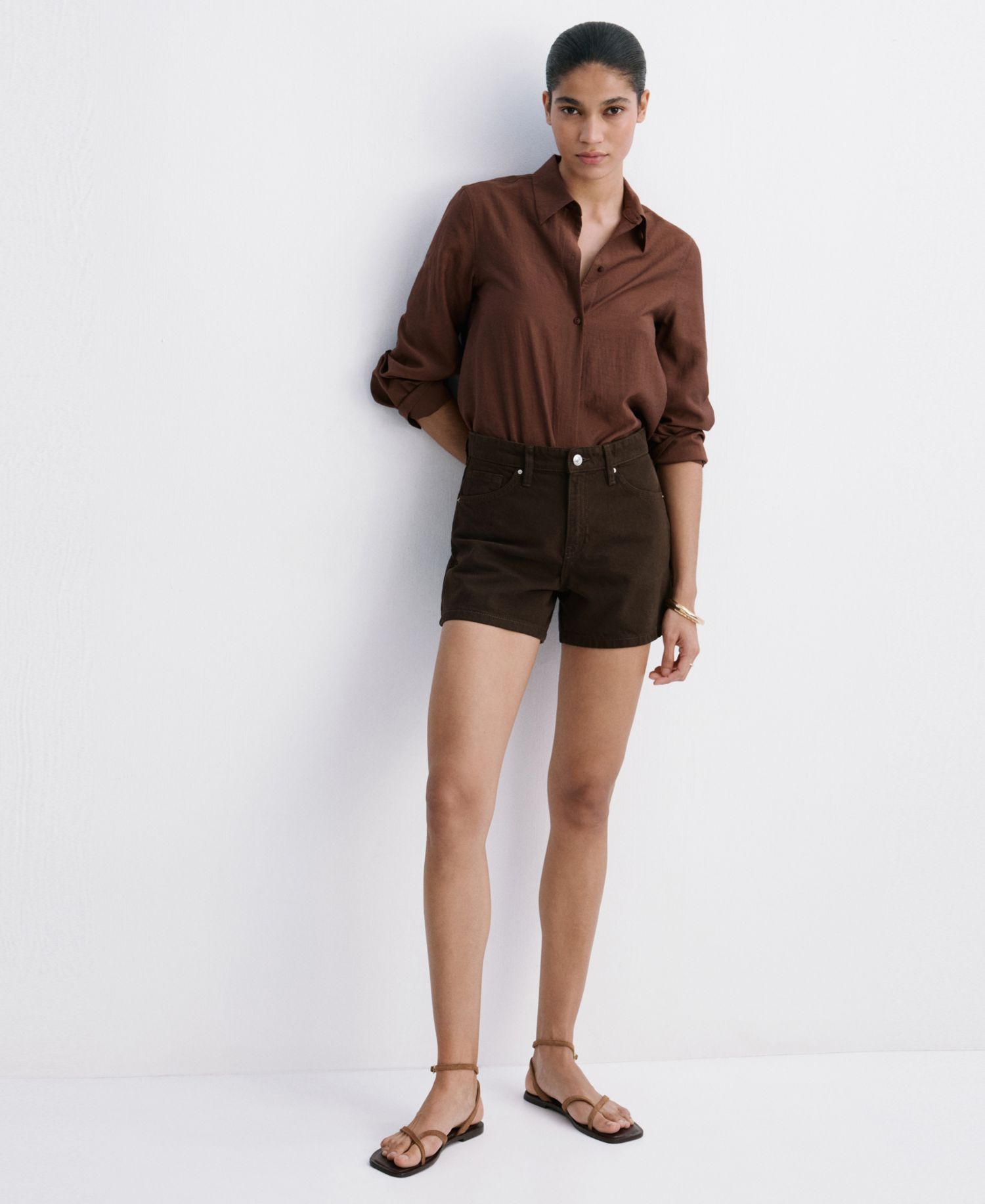 Women's Straight-Fit Denim Shorts