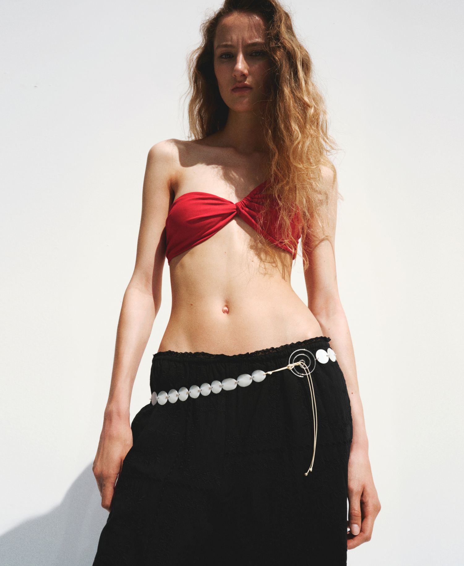 Women's Eyelet Embroidery Cotton Pants