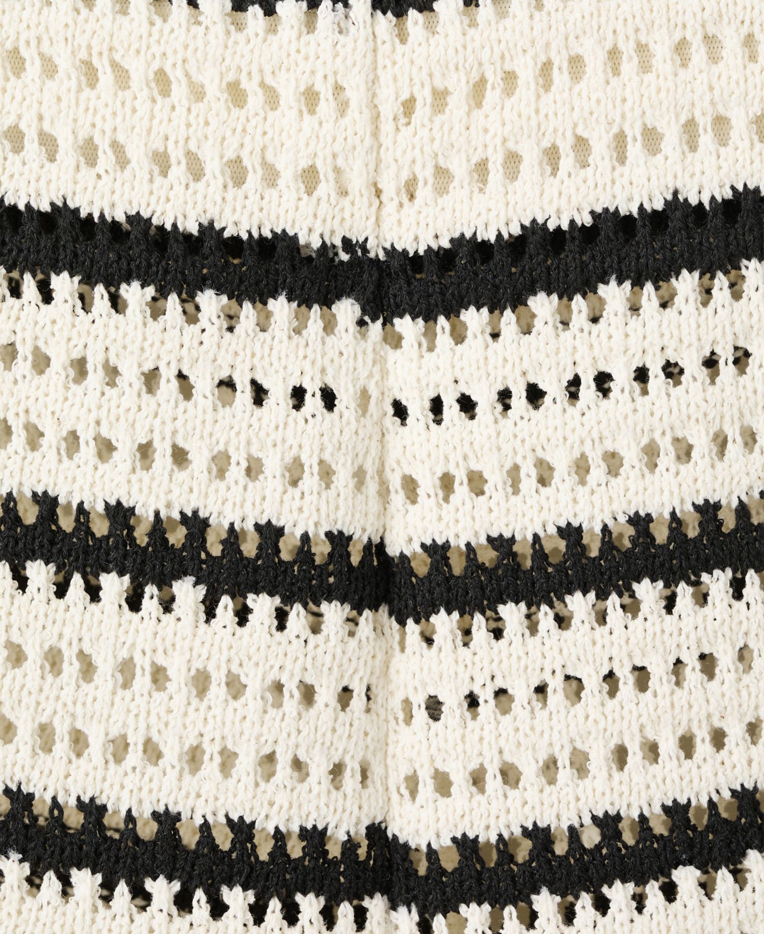 Women's Striped Crochet Shorts