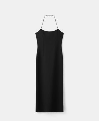 Women's Fitted Halter-Neck Dress